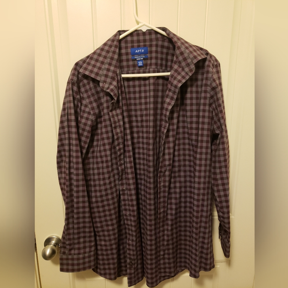 Apt 9 Plaid Button Down